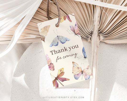 Editable Butterfly Birthday Invitation with Pictures, Butterfly Invitation Birthday Girl, Butterflies Birthday Theme BUTFBD002