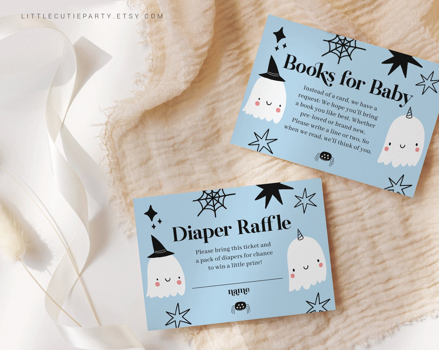 Editable Halloween Baby Shower Invitation Digital, Little Boo is Almost Due Invitation Evite, Electronic Invite HAWBS003