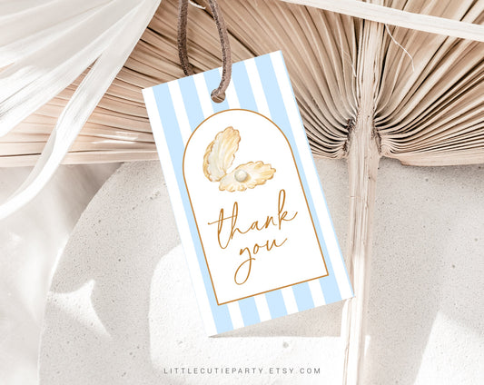 Editable Sailboat Invitation, Nautical Baby Shower Invite with Diaper Raffle, Books for Baby and Gift Tag, Blue Nautical Theme NAUBS002