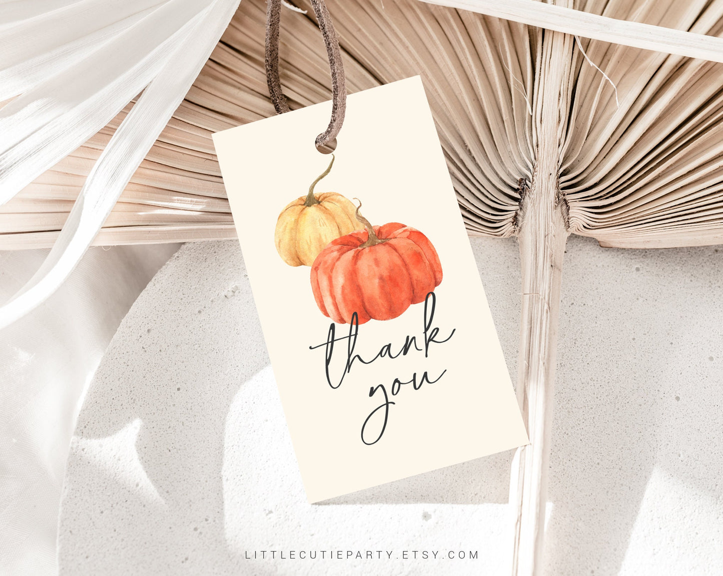 Editable Little Pumpkin First Birthday Invitation, Little Pumpkin is One Invitation, Pumpkin Birthday Party Invite with Gift Tag PMKBD001