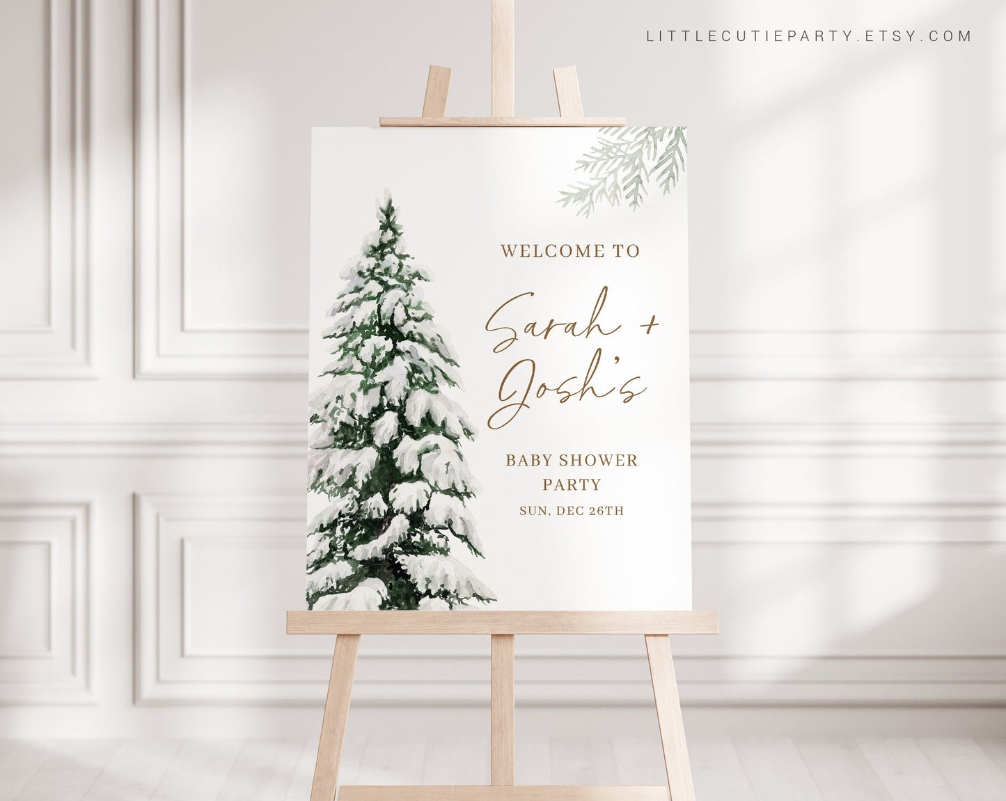 Editable Baby Its Cold Outside Baby Shower Welcome Sign, Welcome Board, Welcome Template Shower Decoration WINBS001