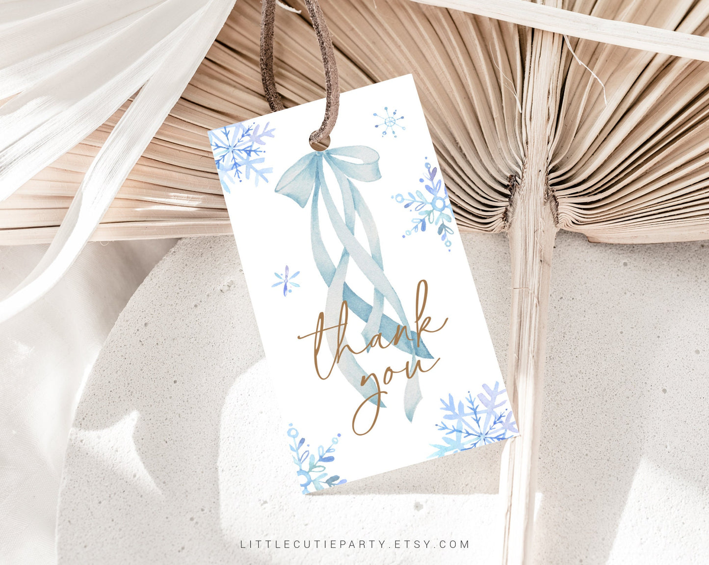 Editable Blue Winter Wonderland Baby Shower Invitation for Boy, Snowflake Baby Shower with Diaper Raffle, Books for Baby and Tag WINWBS001