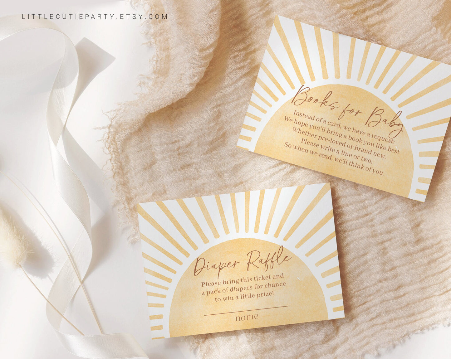 Editable Here Comes the Son, Digital a Little Ray of Sunshine Baby Shower Invitation, Sunshine Baby Shower Electronic Invite SUNBS002