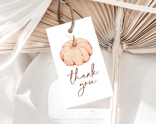 Editable Pumpkin Baby Shower Invitation, Little Pumpkin is On The Way with Diaper Raffle, Books for Baby and Tag OPKBS003