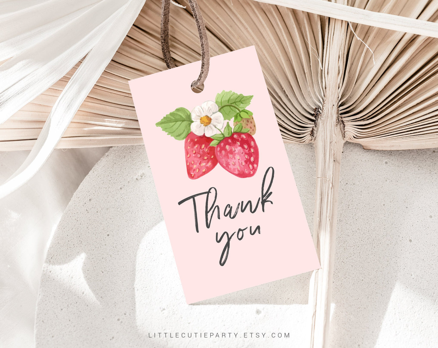 Editable Strawberry Baby Shower Invitation, Berry Sweet Baby Shower Invitation, Strawberry Decor for a Baby Shower Party STRWBS001