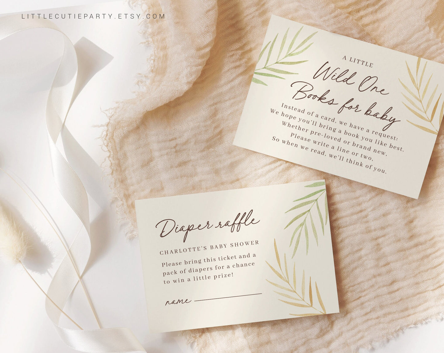 Editable a Little Wild One Baby Shower Evite, Safari Baby Shower Invitation, Wild One Electronic Invite WILDBS001