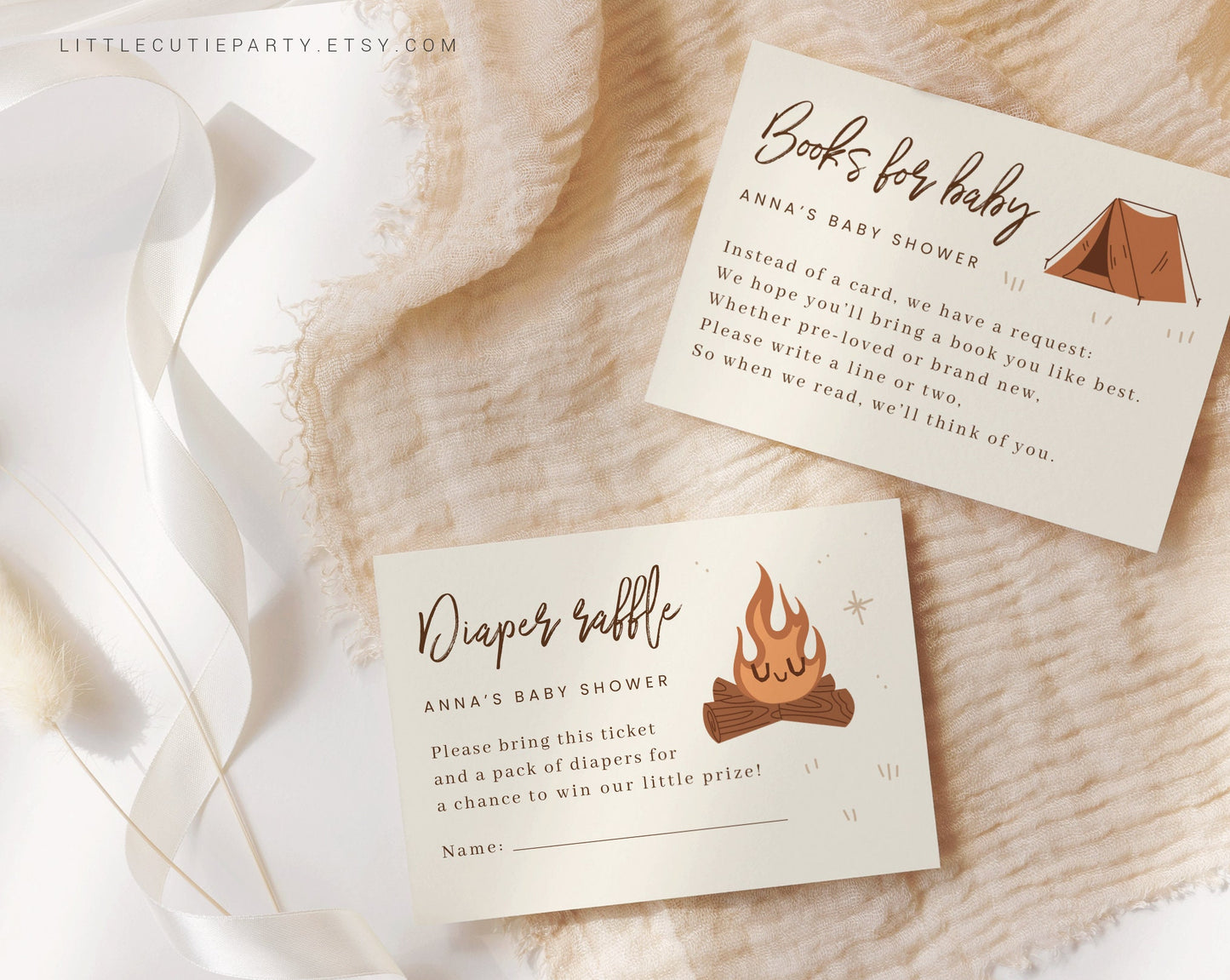 Editable Adventure Awaits Baby Shower Invitation, Adventure Awaits Baby Shower, Camping Decor for a Baby Shower Party ADVBS002