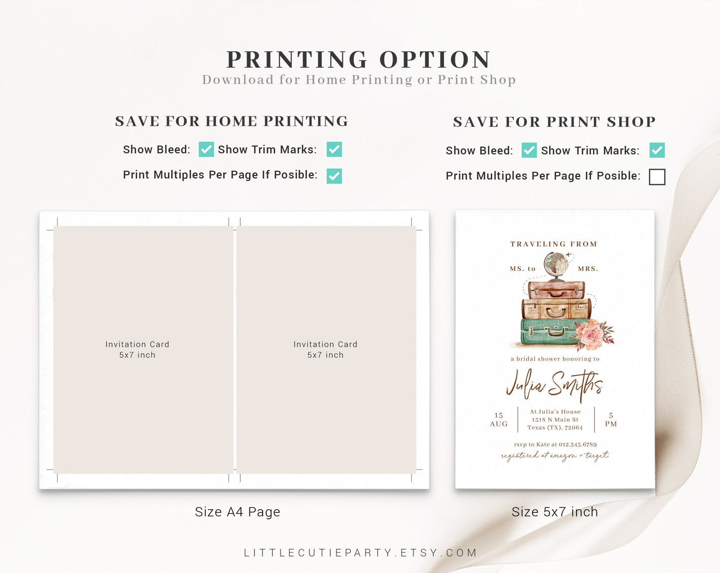 Editable Travel Bridal Shower Invitation, Traveler Invitation, Hen Party, Travel Theme Wedding TRABDS001