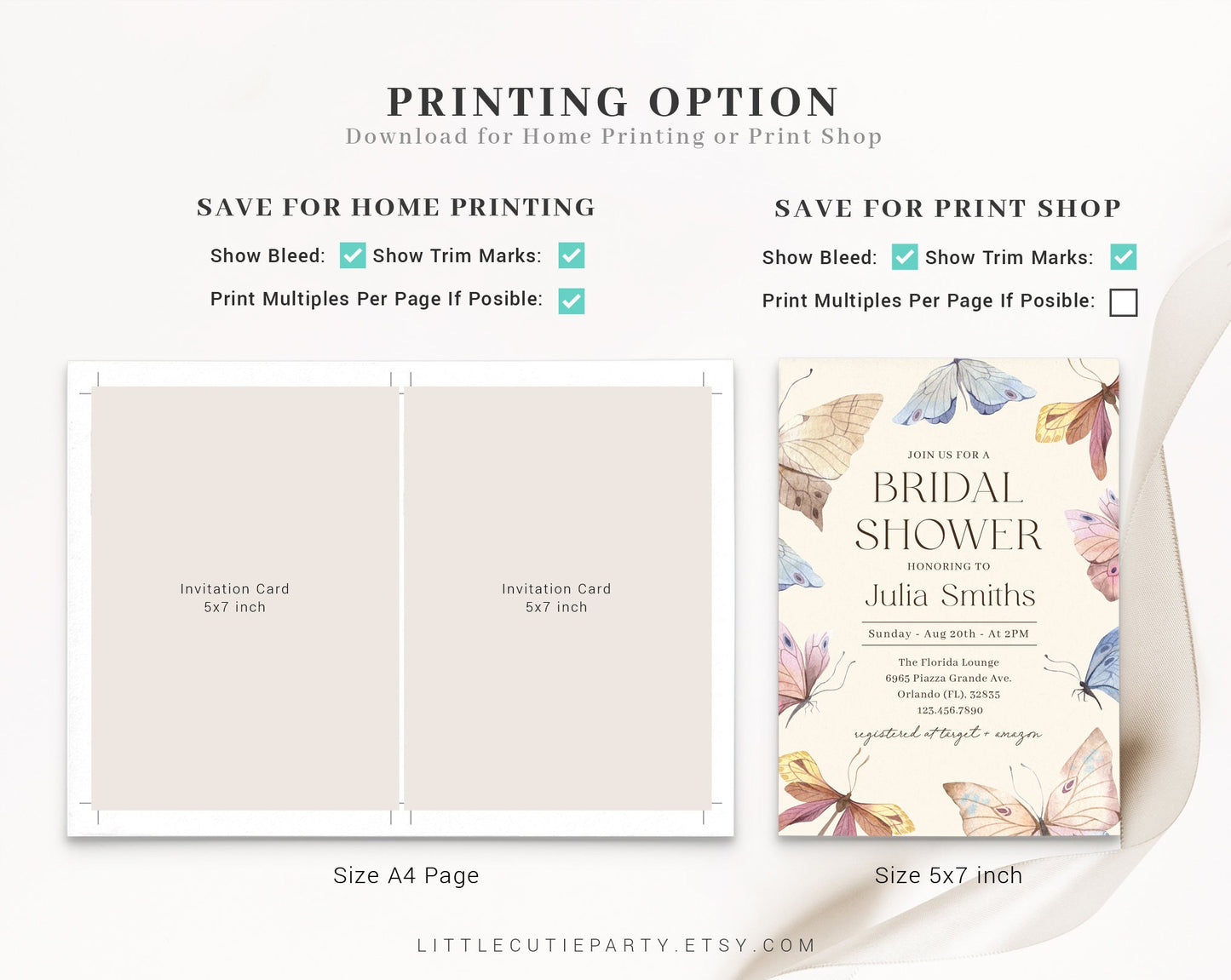 Editable Butterfly Bridal Shower Invitation, Butterfly Invite, Hen Party, Bridal butterfly Wedding Theme BUTFBDS001
