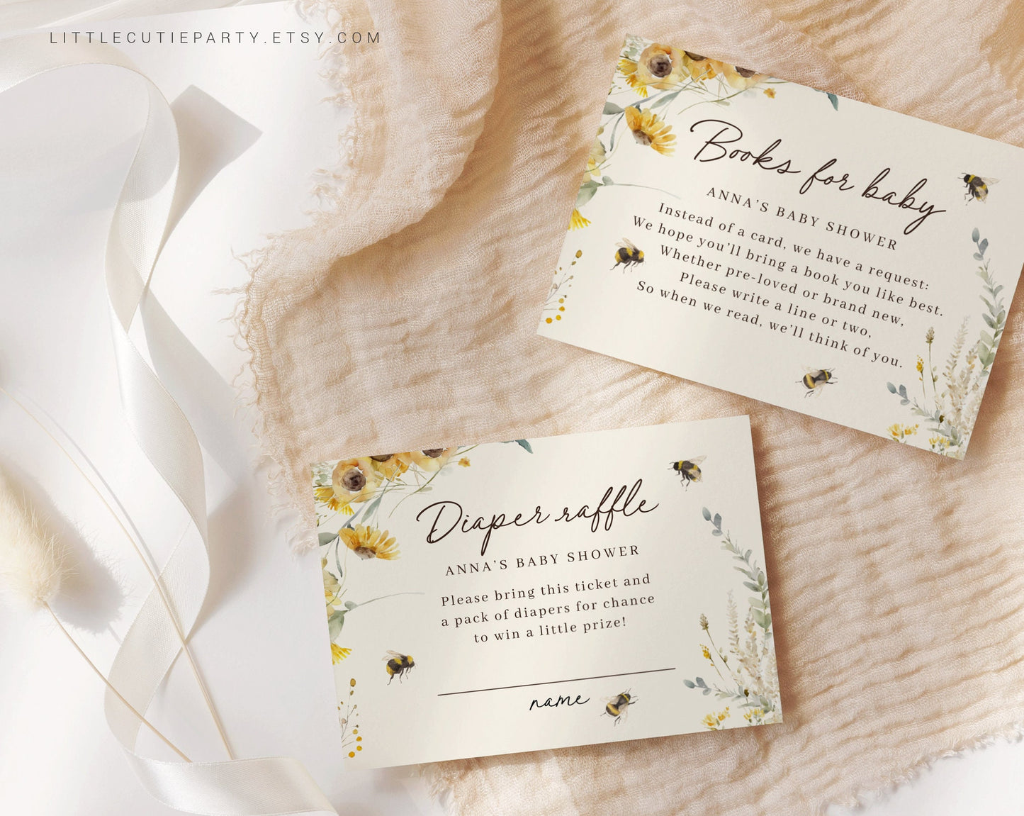 Editable Mommy to Bee Baby Shower Invites, Mama to Bee Baby Shower Evite, Bee Shower Electronic Invite MBEEBS001