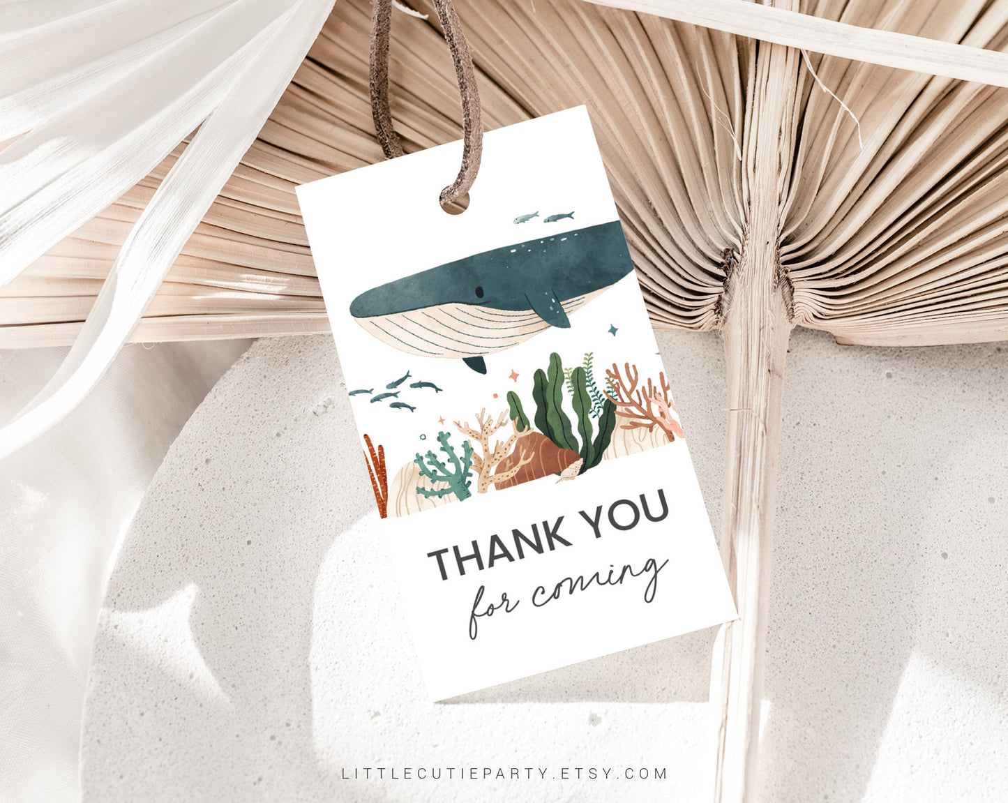 Editable Whale Baby Shower Invitation, Ocean Baby Shower Invitation, Under the Sea Baby Shower Invites Set for Whale Theme Party WHALBS001