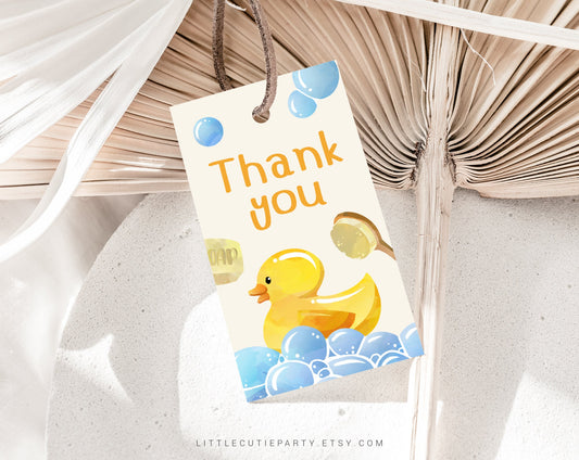 Editable Rubber Duck Shower Invitation, Rubber Duck Baby Shower Invitation with Diaper Raffle, Books for Baby and Gift Tag RUBBS001