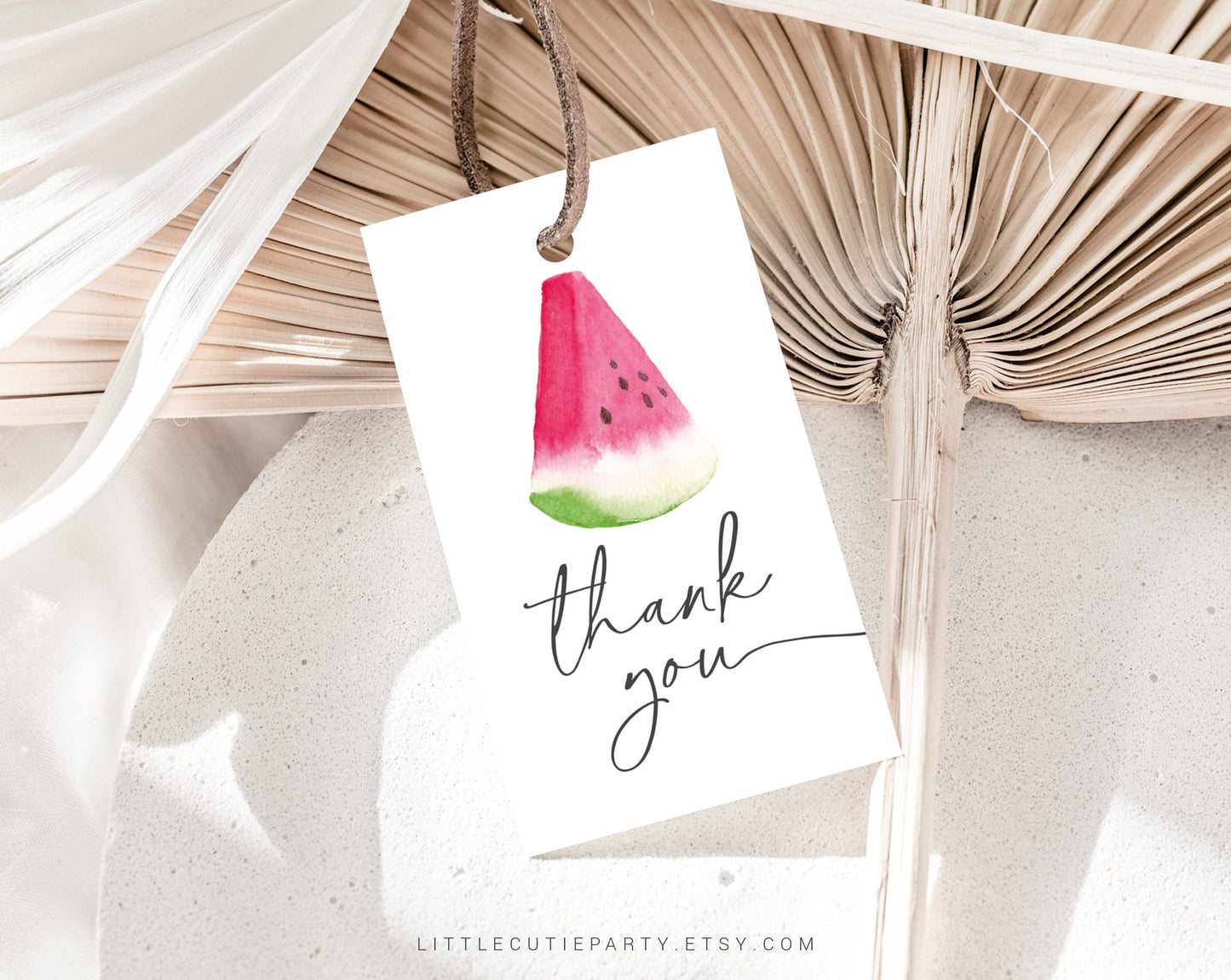 Editable Watermelon Baby Shower Invitation, Melon Baby Shower with Diaper Raffle, Books for Baby and Gift Tag WTMBS001