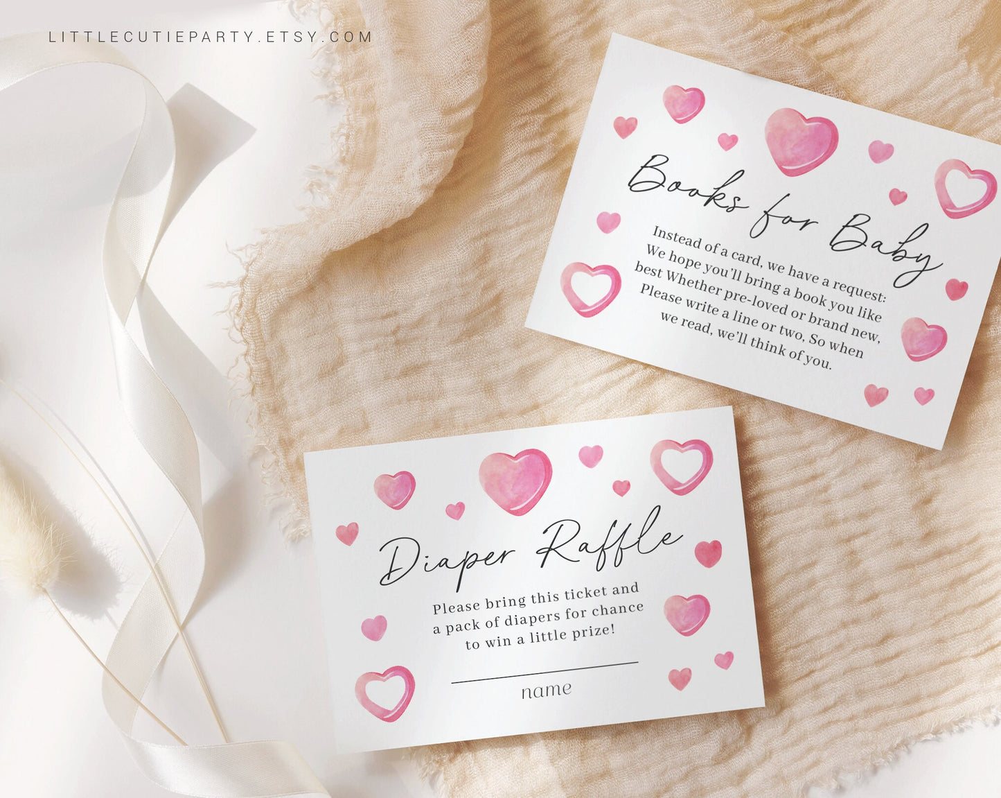 Editable A Little Sweetheart Evite, Love Baby Shower Invitation, Baby Shower Valentine Electronic Invite SWHBS001