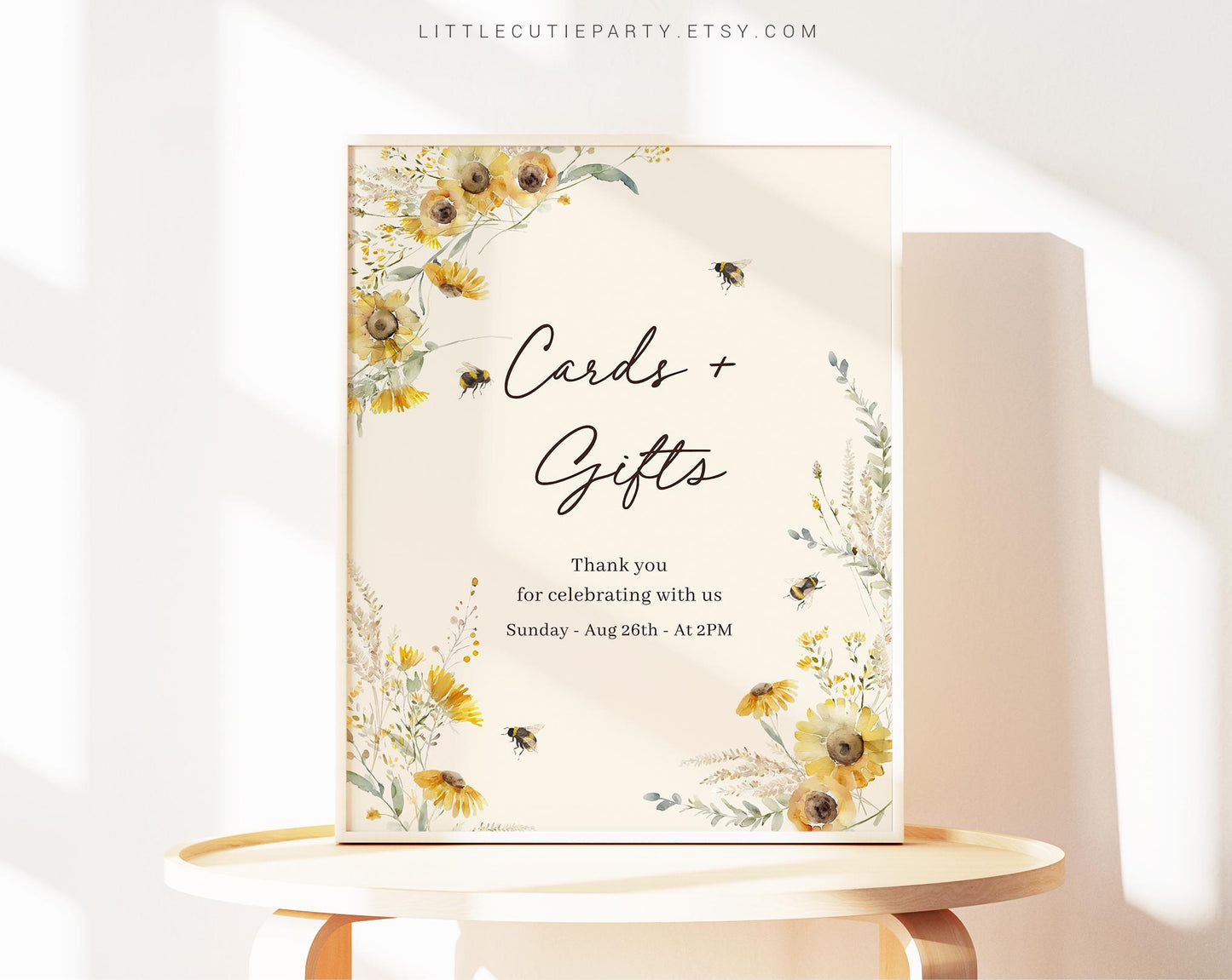 Editable Mommy to Bee Party Sign Template, Mama to Bee Shower Custom Sign MBEEBS001, BEEGR001