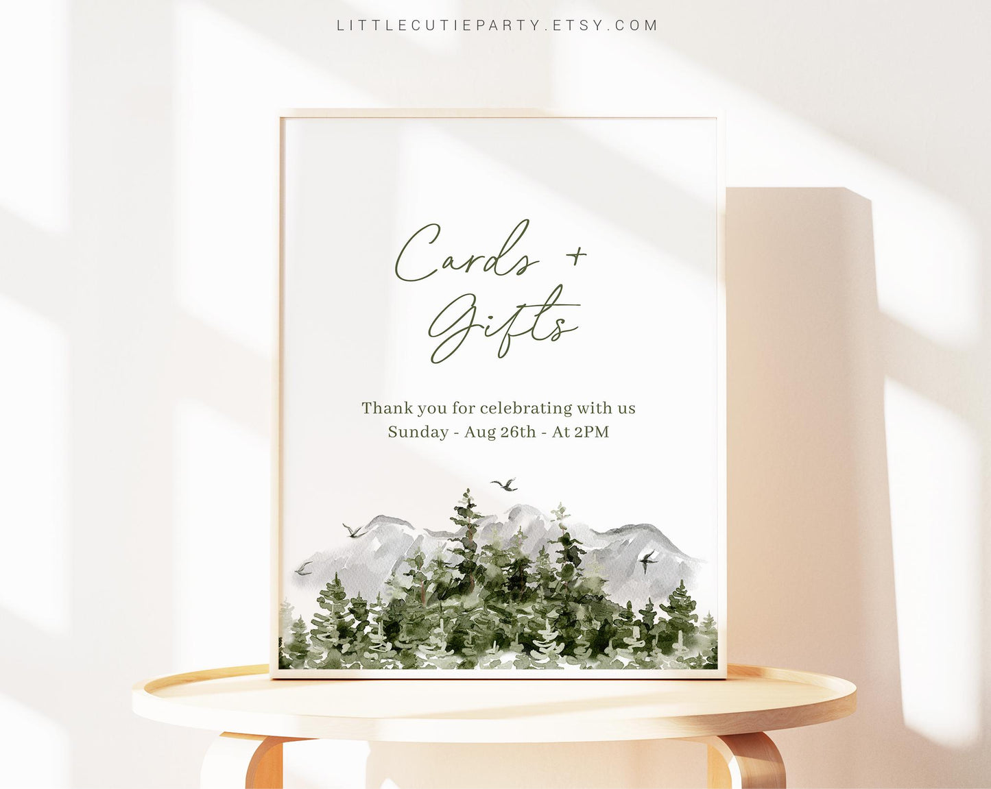 Editable Adventure Awaits Baby Shower Sign, Custom Sign Template for Baby Shower Party with Adventure Awaits Decorations ADVBS001