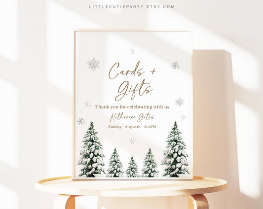 Editable Baby Its Cold Outside Baby Shower Sign Template, Custom Sign Decorations WINBS002