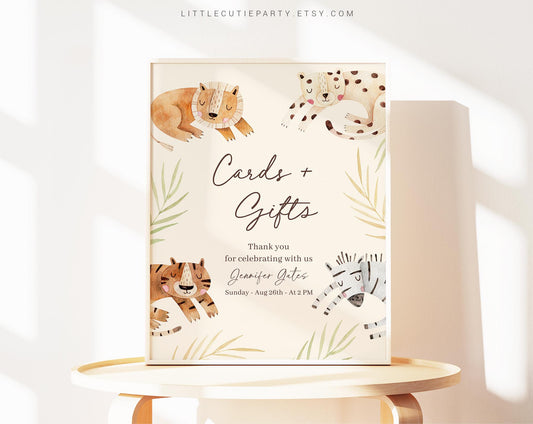 Editable Wild One Sign, Wild One Baby Shower Custom Sign, Wild One Baby Shower Decorations WILDBS001
