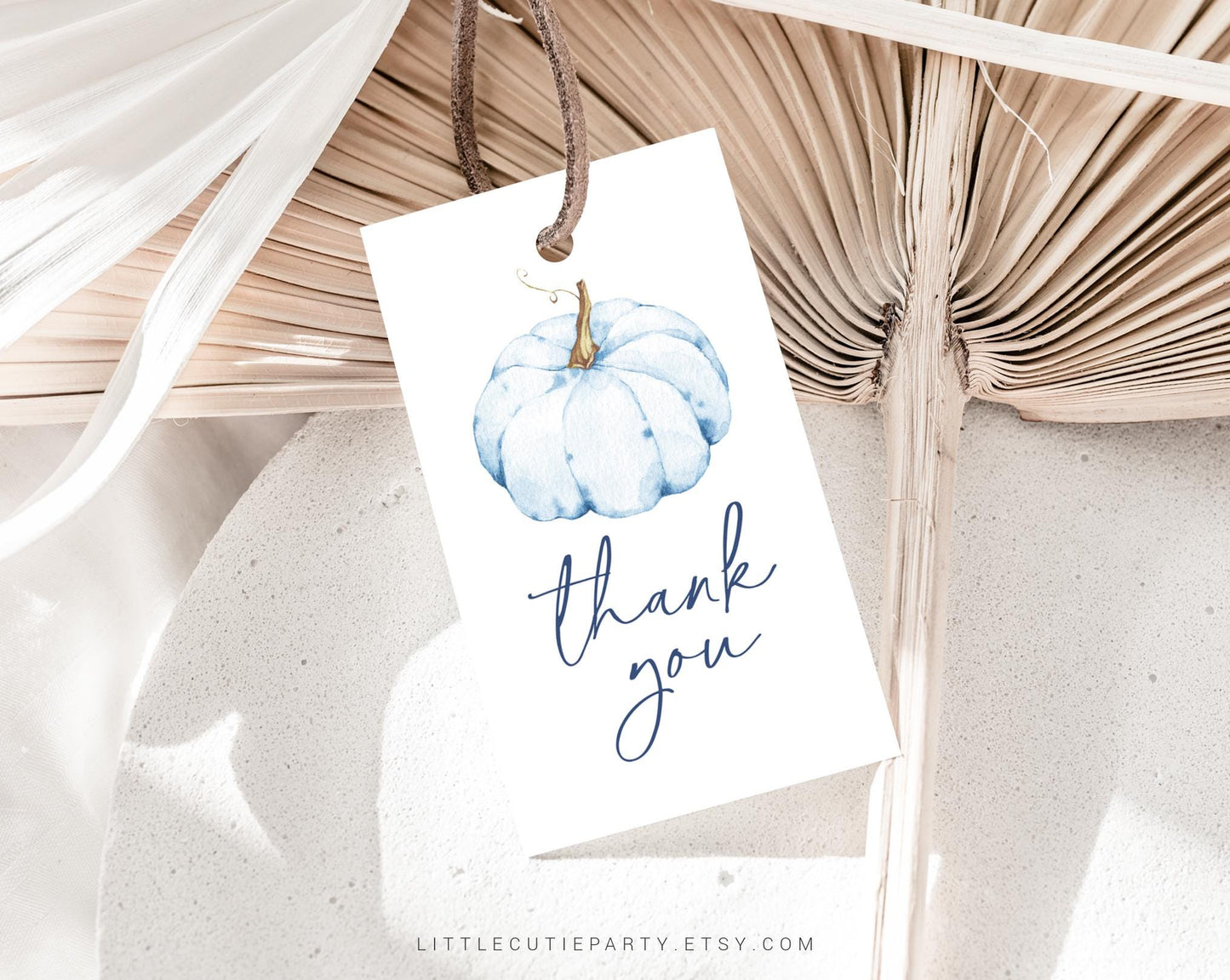 Editable Blue Pumpkin Baby Shower Invitation, Blue Little Pumpkin is On The Way with Diaper Raffle, Books for Baby and Tag BPKBS001