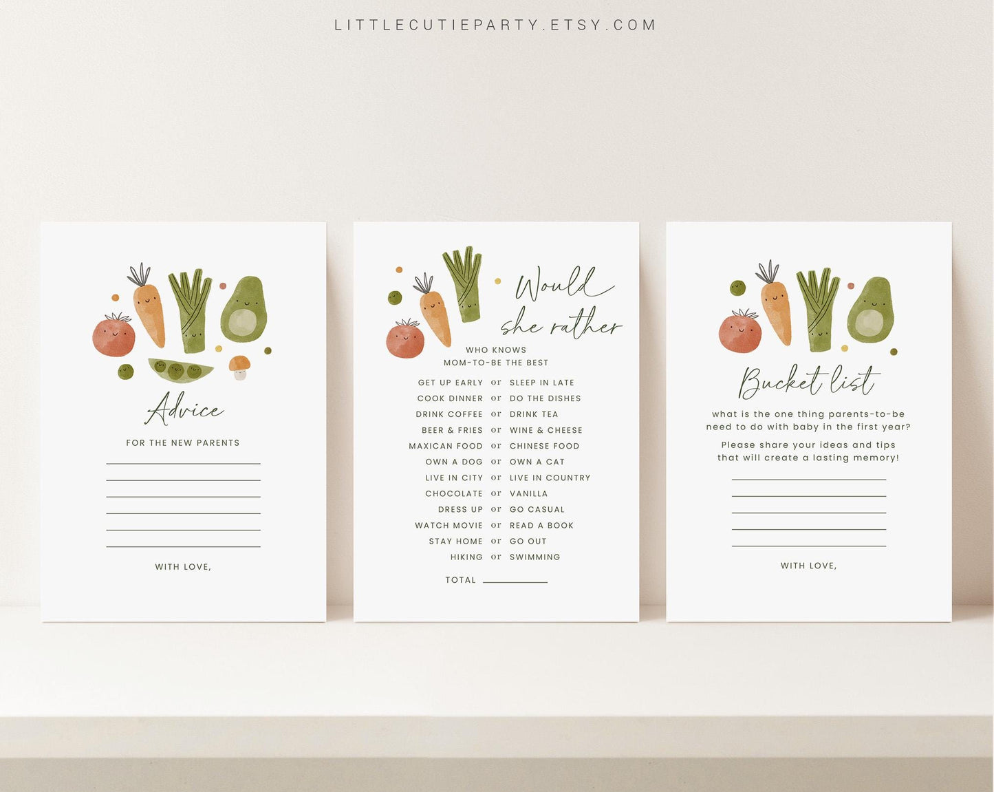 10 Editable Little Sprout Baby Shower Games Bundle, A Little Sprout is On the Way Baby Shower Games Bundle, Sprout Baby Shower Game LSPBS001