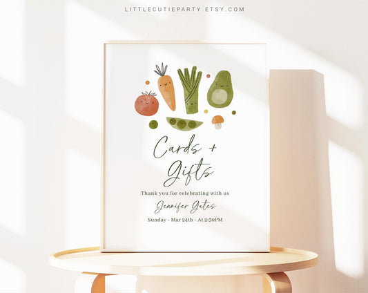 Editable Little Sprout Baby Shower Sign, A Little Sprout is on the Way Sign Template for Little Sprout Baby Shower Party Decor LSPBS001