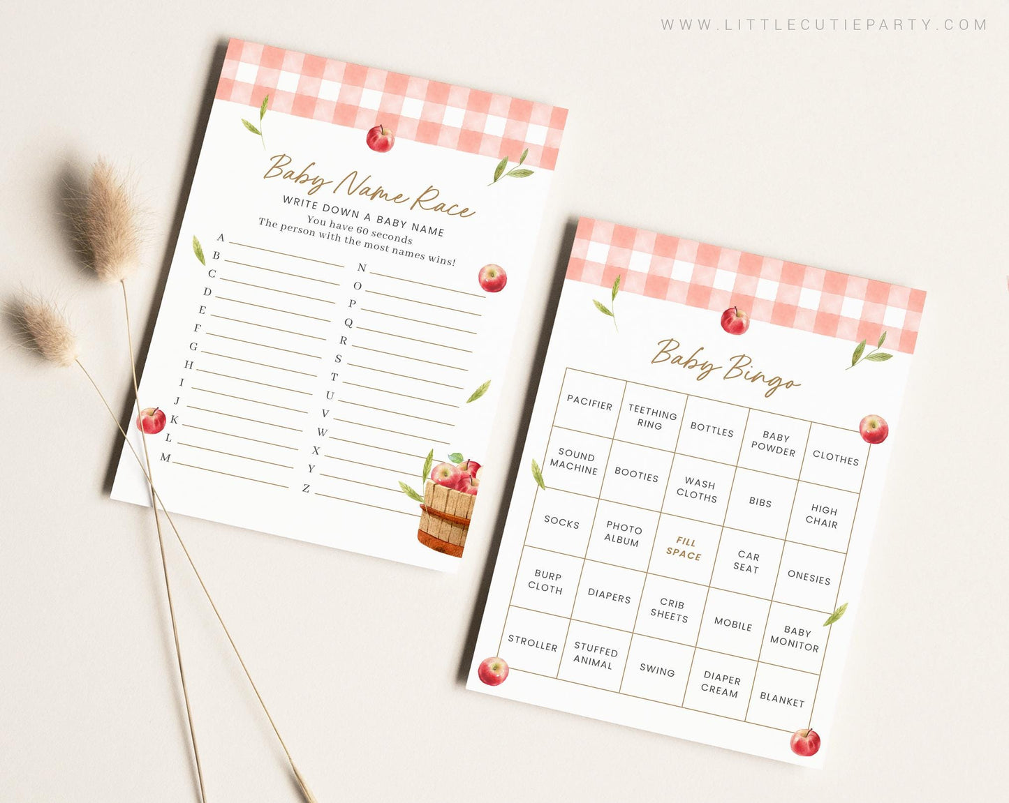 10 Editable Apple of Our Eye Baby Shower Games Bundle, Apple of Our Eye Games Bundle, Apple Fall Baby Shower Games APPBS001