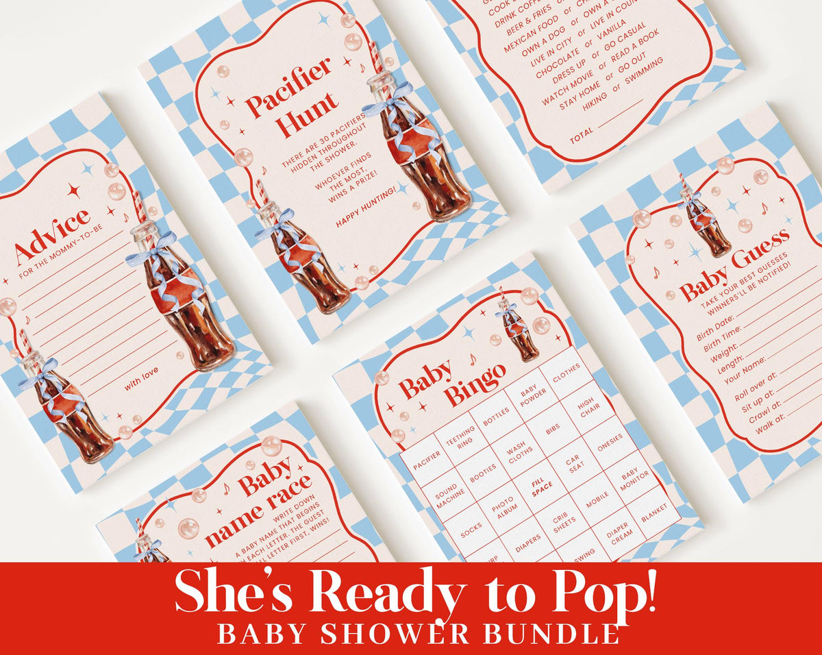 She's Ready to Pop Baby Shower Bundle RPBBS001 - image 5
