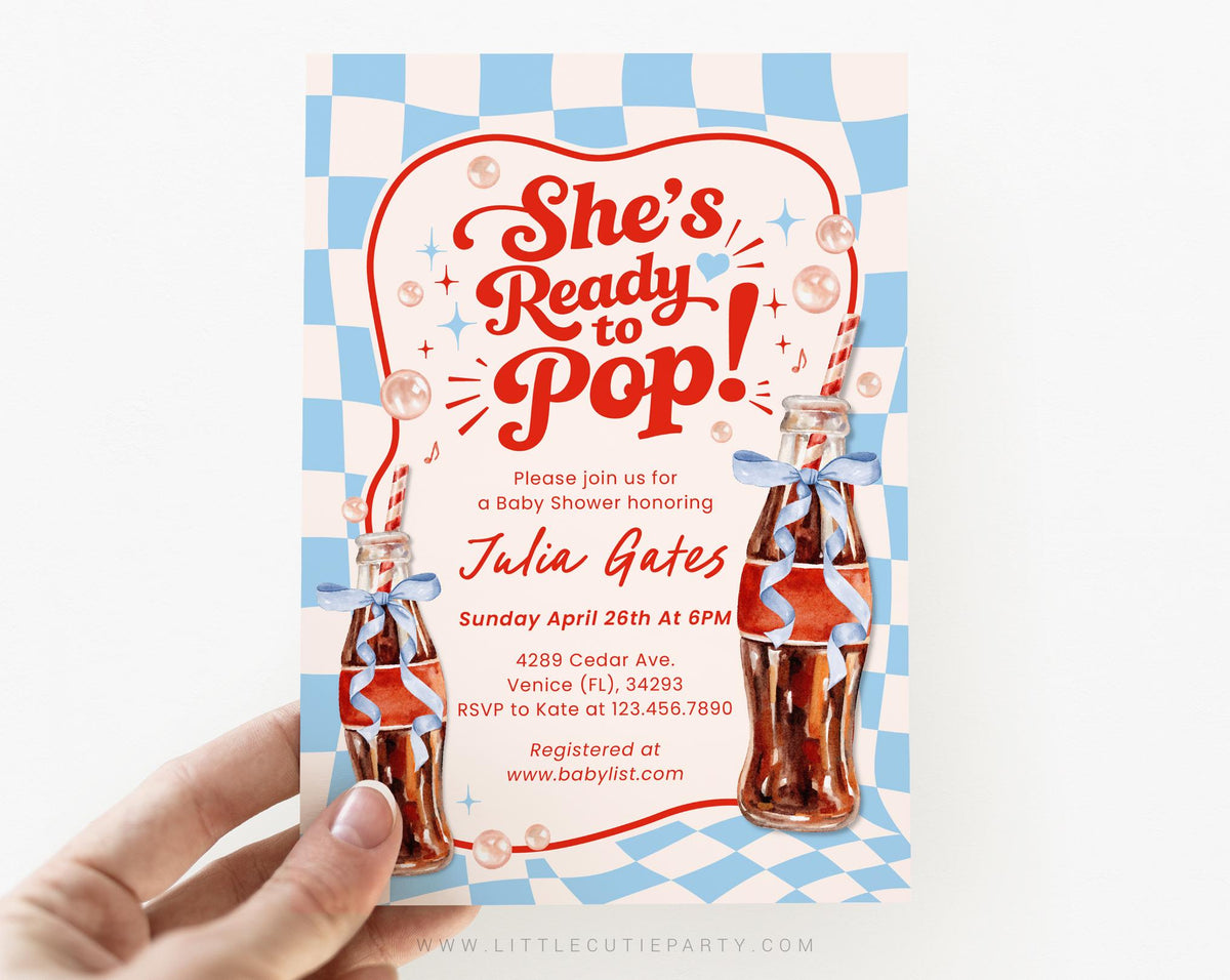 Ready to Pop Baby Shower Invitation Suite RPBBS001 - image 5