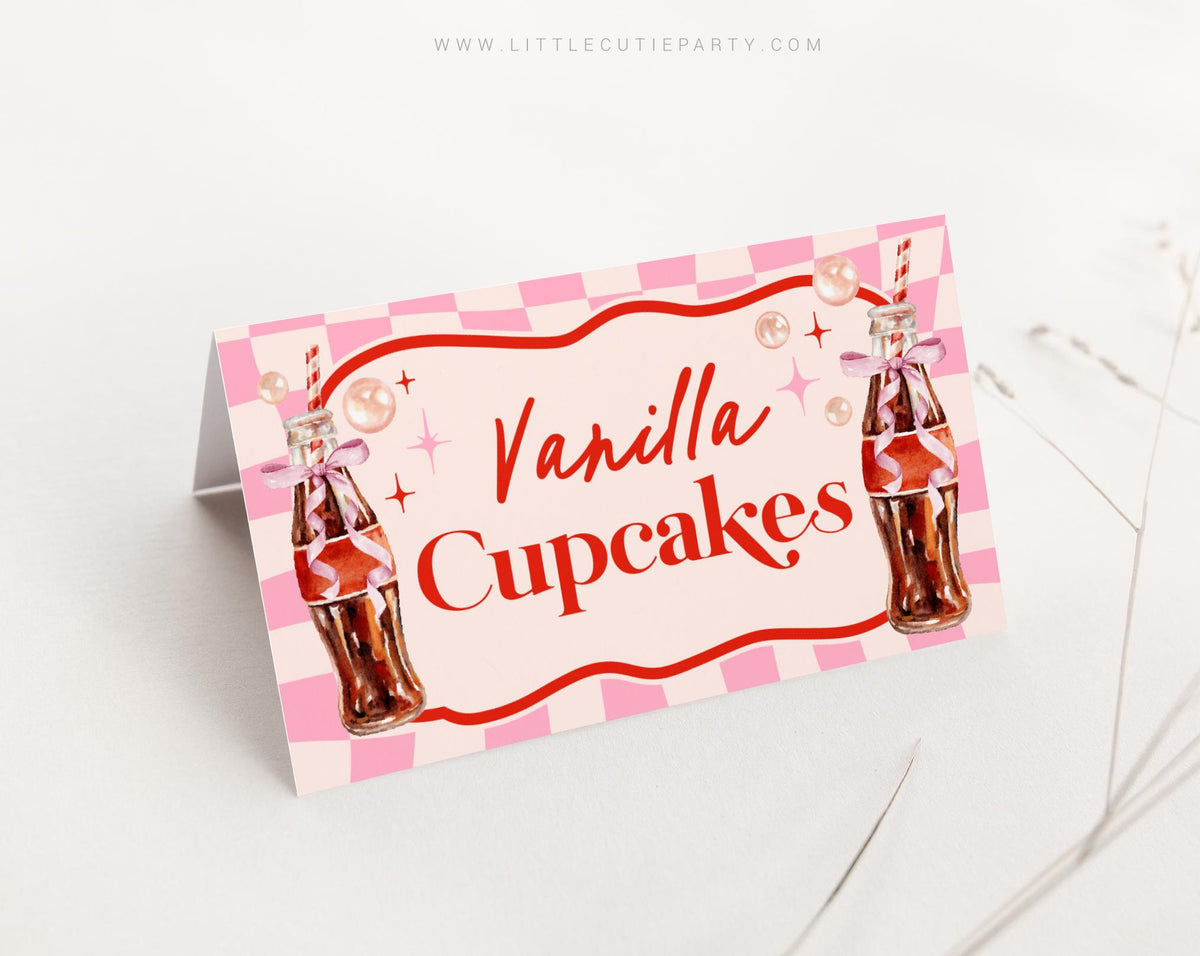 Editable She is Ready to Pop Food Tents Pink RPPBS002 - image 1