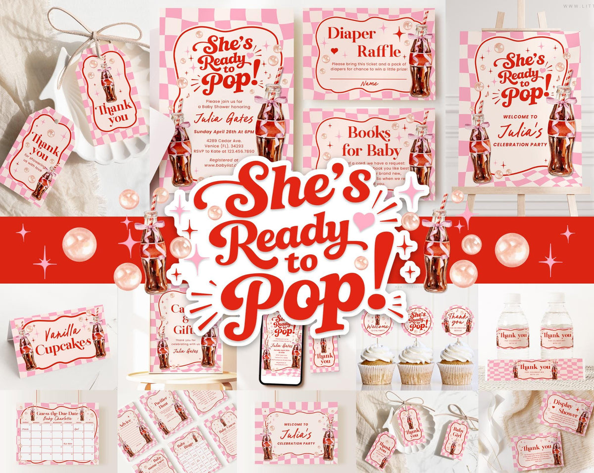 Ready to Pop Baby Shower Girl Bundle RPPBS002 - image 1