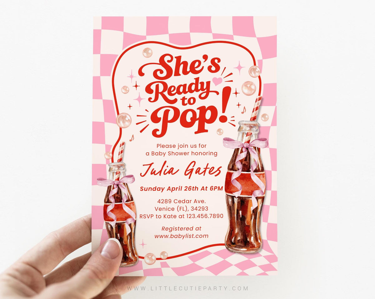 Ready to Pop Baby Shower Invitation Suite RPPBS002 - image 5