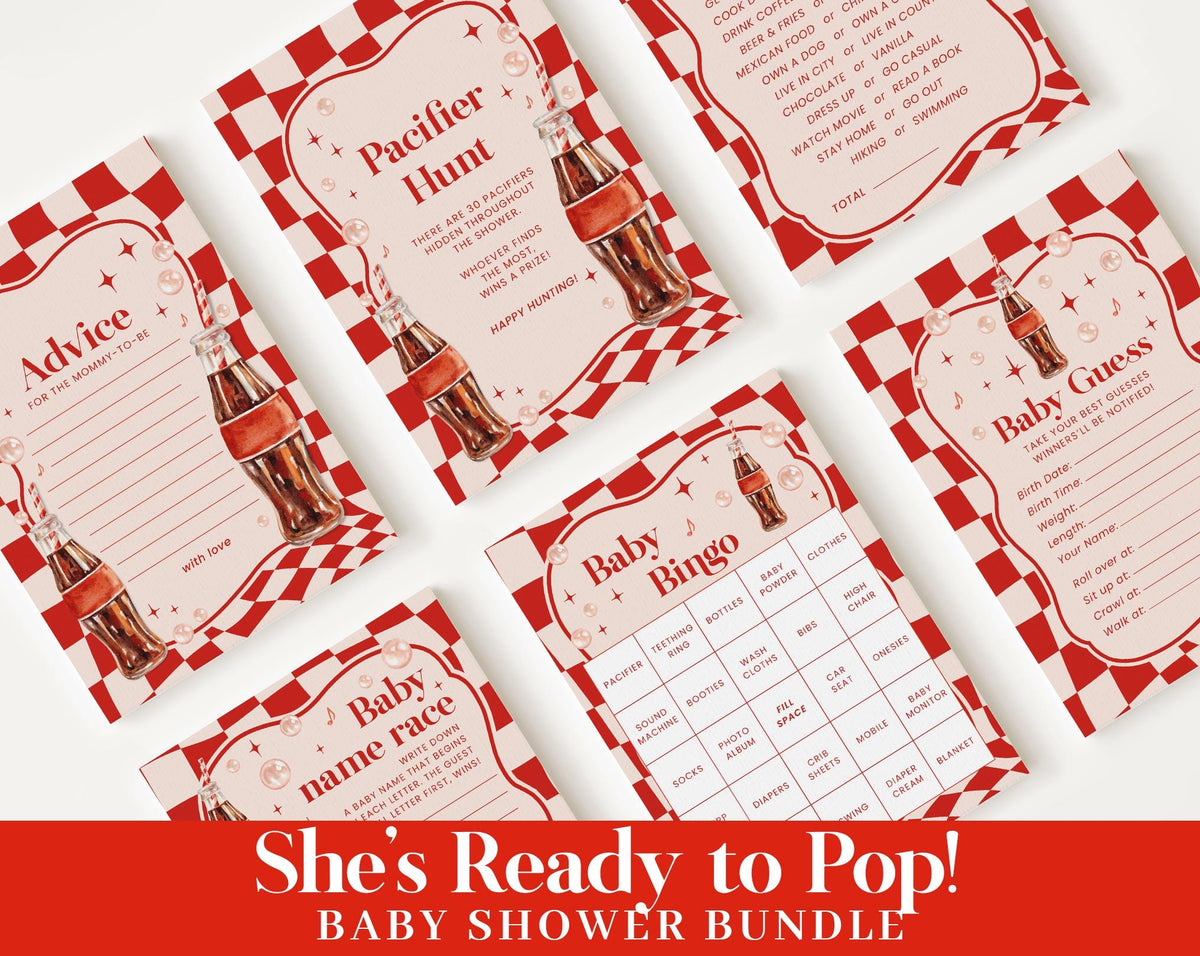 She's Ready to Pop Baby Shower Bundle RPRBS003 - image 5