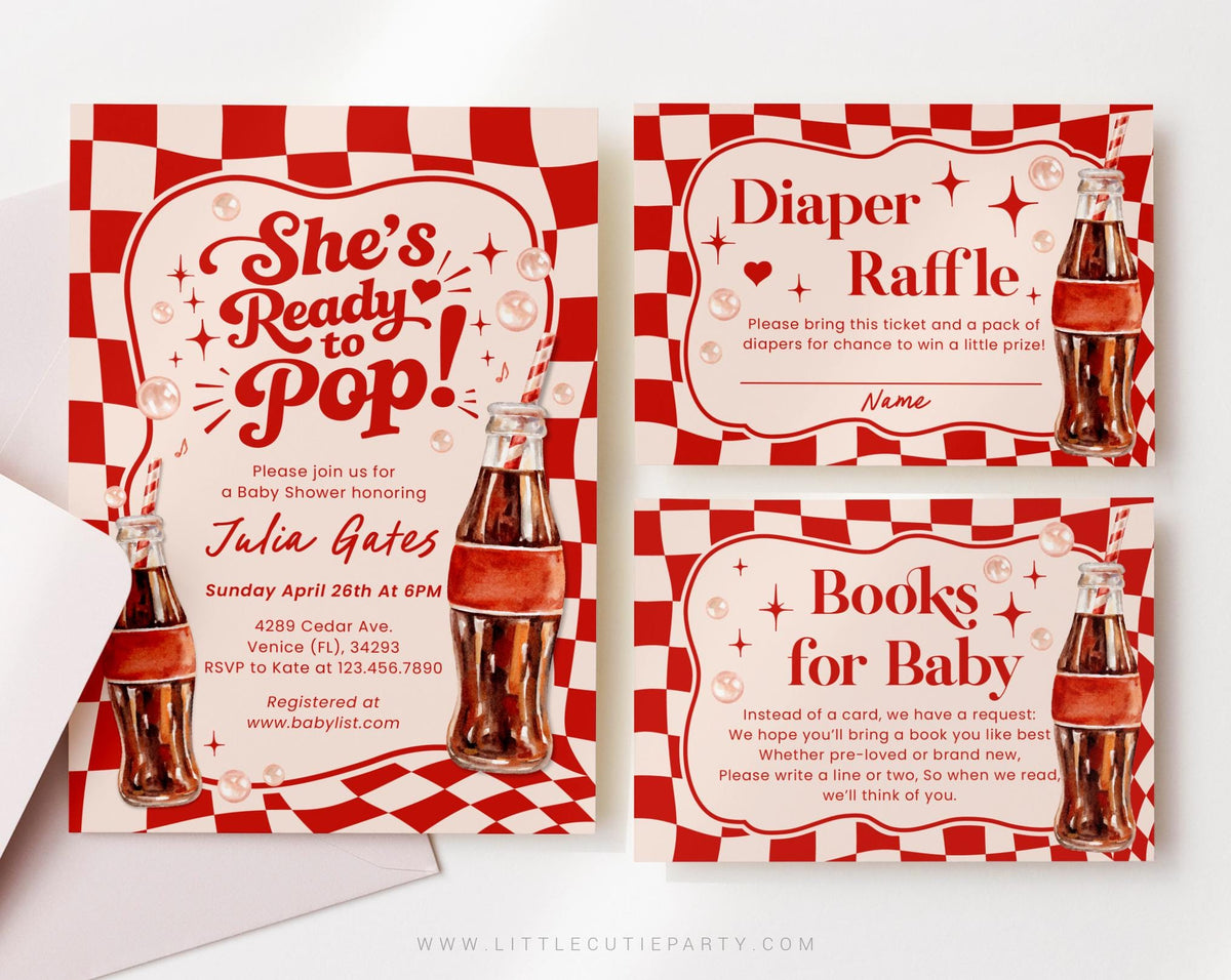 She's ready to pop Invitation RPRBS003 - image 1