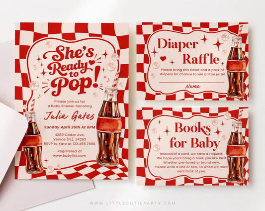 She's ready to pop Invitation RPRBS003 - image 1