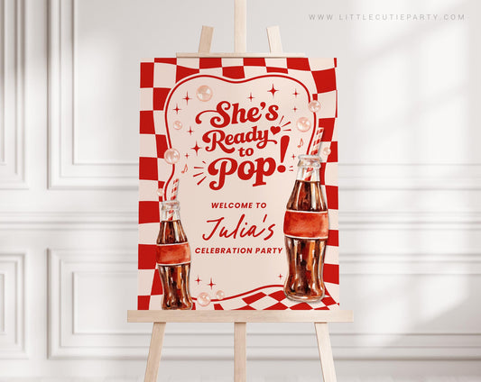 She's Ready to Pop Welcome Sign RPRBS003 - image 1