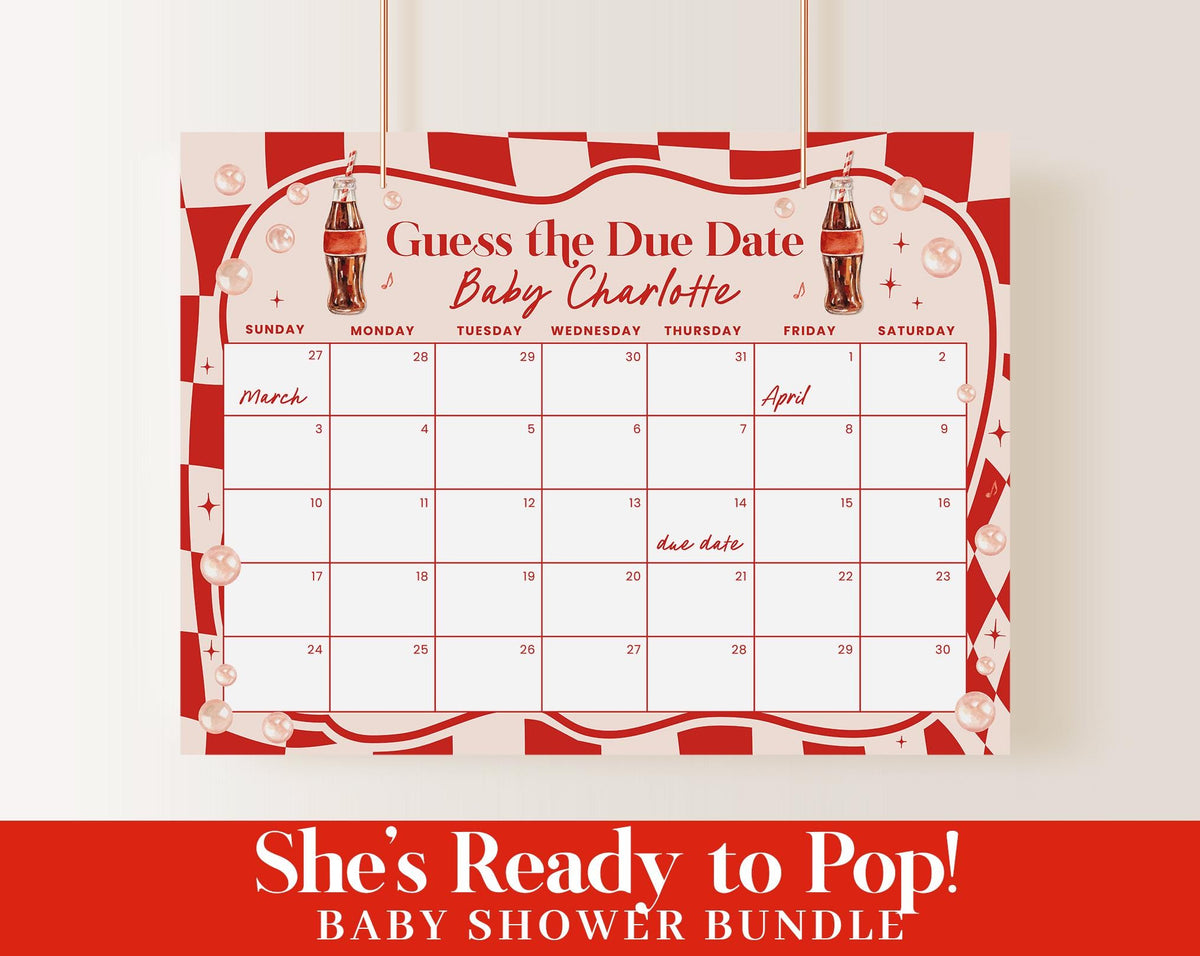 She's Ready to Pop Baby Shower Bundle RPRBS003 - image 6