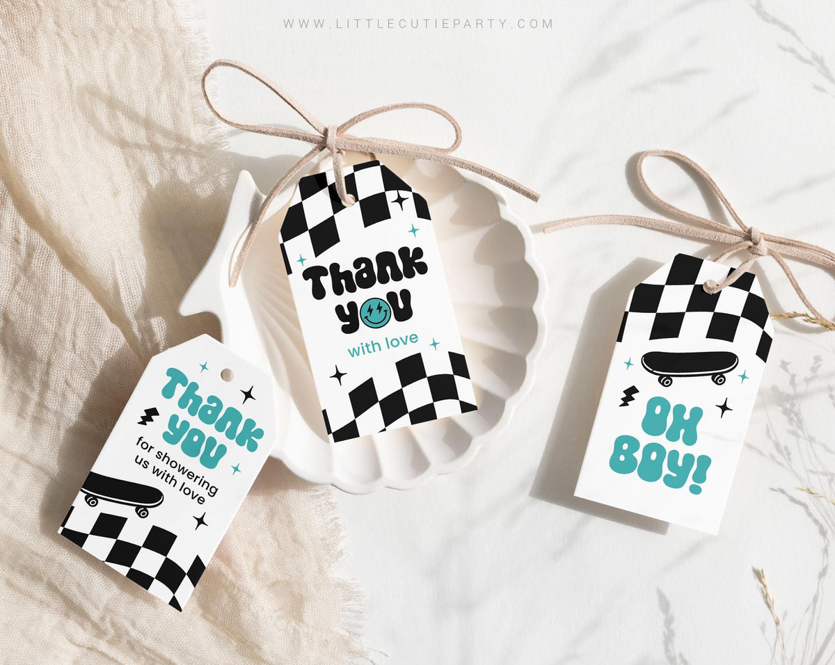 Skateboard Baby Shower Favors BBBBS002 - image 1