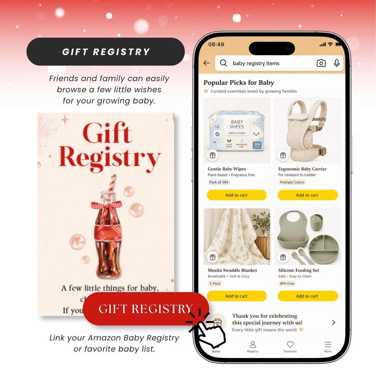 She is Ready to Pop Invitation Website Template - Canva website invitation template with RSVP, image 8